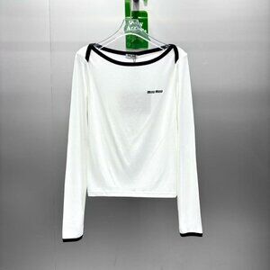 Miu Miu Women's Sports Casual Fashion Short Sleeve